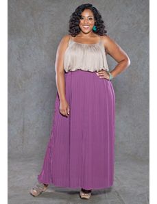 Aruna Pleated Maxi Skirt by SWAK Designs