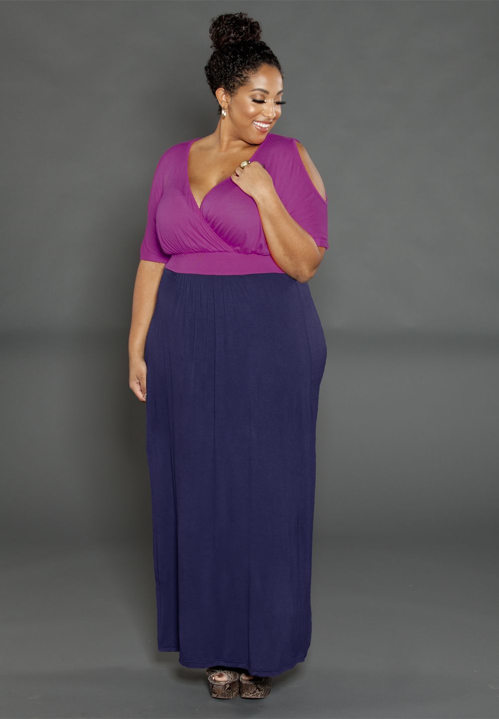 NAVY AND MAGENTA