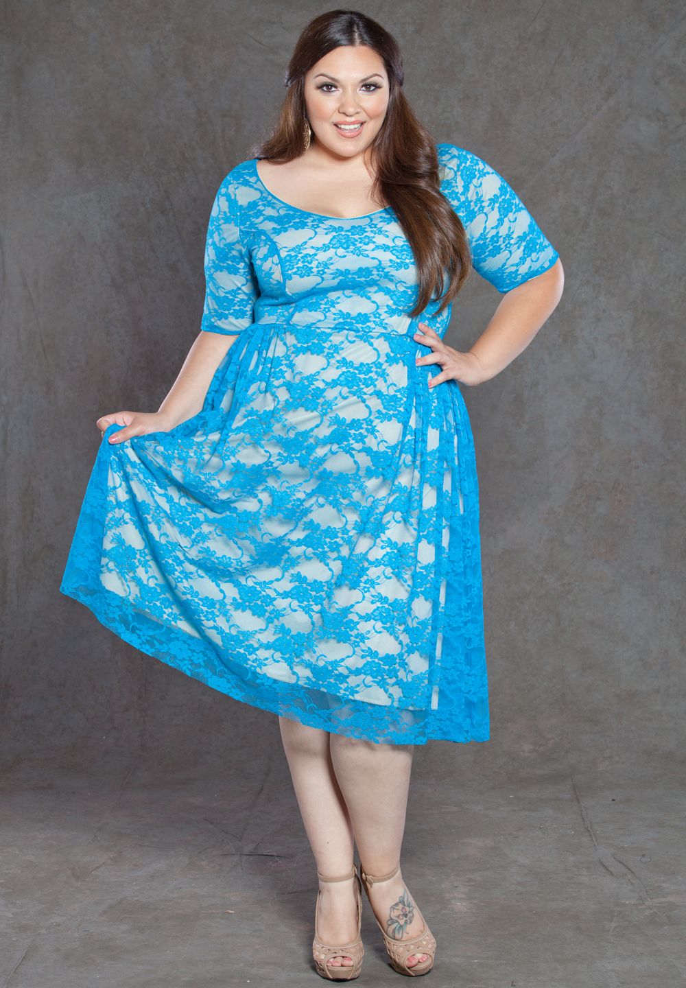 BLUE ON NUDE