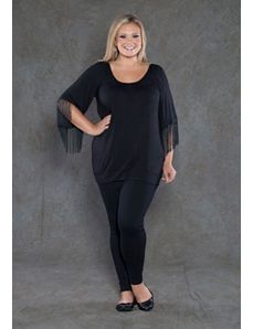 Lindsey Fringe Top by SWAK Designs