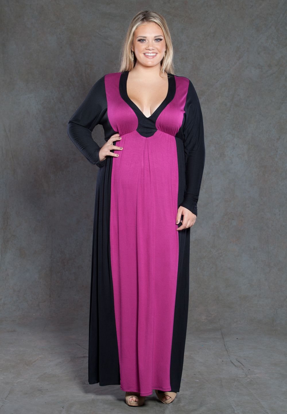 BLACK WITH MAGENTA