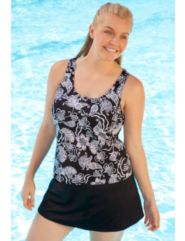 Chlorine Resistant! Beach Belle Jacobean Skirtini by Beach Belle