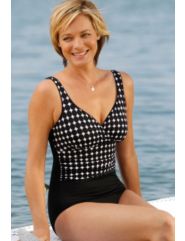 Reebok Chlorine Resistant Gliding Discs Swimsuit by Reebok