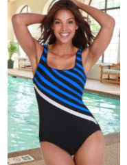 Reebok Chlorine Resistant Locomotion Swimsuit by Reebok