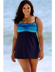 Ocean Motion Lingerie Swimdress by Delta Burke