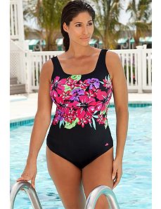 Engineered Tropical Swimsuit by Aquabelle
