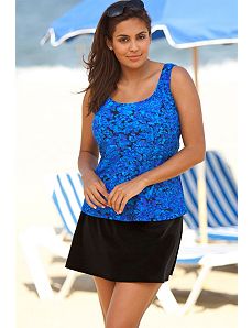Periwinkle Feathery Animal Skirtini by Beach Belle