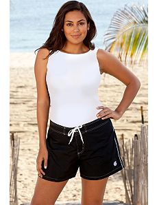 Nylon Board Short by Beach Belle