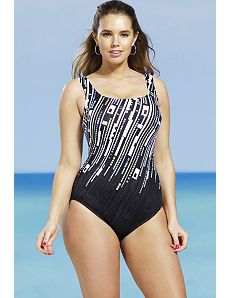 Skyline Tank Swimsuit by Delta Burke