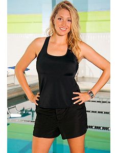 Chlorine Resistant! Cargo Shortini by Aquabelle