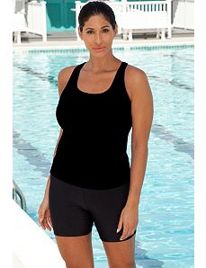 Chlorine Resistant! DD Cup Bike Shortini by Aquabelle