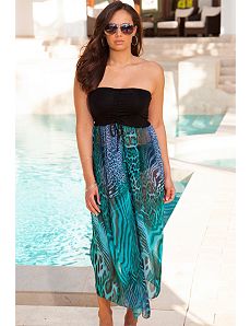 Jade Panther Bandeau Dress by Swim Sexy
