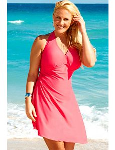 Marilyn Coral Convertible Swimdress by Swim & Sun
