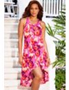 Sunburst High/Low Racer Back Tank Dress by Swim & Sun