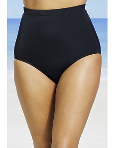 Black High Waist Brief by Swim Sexy