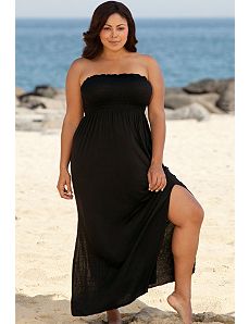 Eclipse Smocked Maxi Dress by Swim & Sun