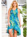 Chameleon High/Low Racer Back Tank Dress by Swim & Sun