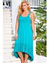 Parrot High/Low Cross Back Dress by Swim & Sun