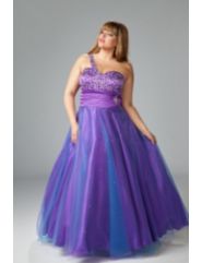 Dazzling Plus Size Prom Gown by Sydney's Closet