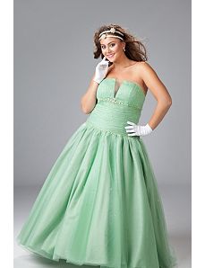 Plus size tulle ball gown by Sydney's Closet