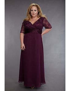 Exquisite Lace and Chiffon dress by Sydney's Closet