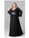 Elegant lace and chiffon jacket dress by Sydney's Closet