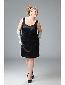 Sexy Stretch Satin Cocktail Dress by Sydney's Closet