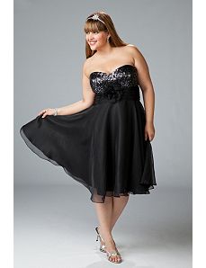 Sassy Strapless Cocktail Dress by Sydney's Closet