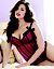 Satin corset by Cacique