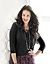 Draped neck top by Lane Bryant