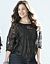 3/4 sleeve lace top by Lane Bryant