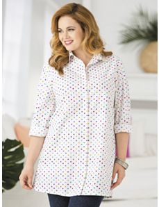 Classic Big Shirt by Ulla Popken