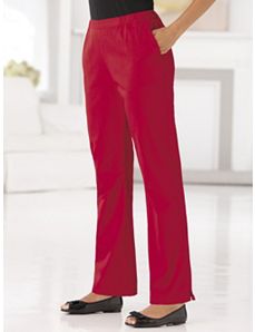 Stretch Twill Relaxed Pants by Ulla Popken