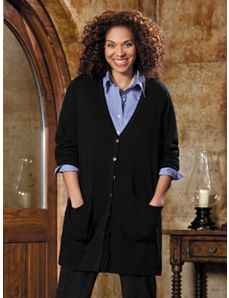 Oversized Cardigan Sweater by Ulla Popken