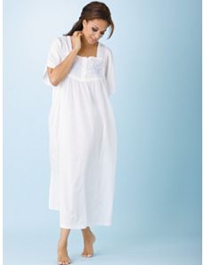 Flutter Sleeve Gown by Ulla Popken