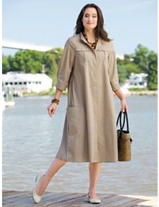 Swing Shirt Dress by Ulla Popken