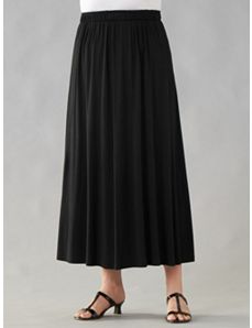 Matte Jersey A-line Skirt by Ulla Popken