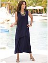 Double Tier Knit Tank Dress by Ulla Popken