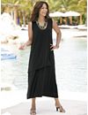 Double Tier Knit Tank Dress by Ulla Popken