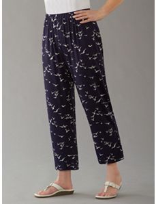 Seagull Stretch Knit Pants by Ulla Popken