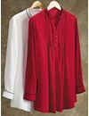 Pintuck Trim Tunic by Ulla Popken