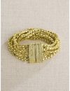 Metallic Mesh Bracelet by Ulla Popken