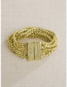 Metallic Mesh Bracelet by Ulla Popken