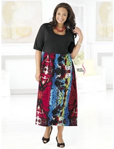 Abstract Concepts Empire Dress by Ulla Popken