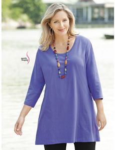 Swing Time Knit Tunic by Ulla Popken