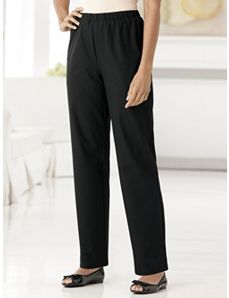 Stretch Slim-fit Nylon Pants by Ulla Popken