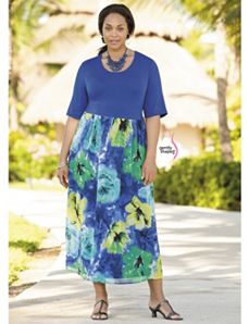 Artist's Delight Empire Dress by Ulla Popken