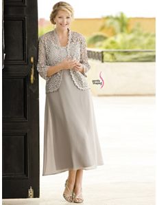 Lace Fantasy Jacket Dress by Ulla Popken