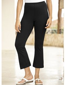 Cropped Yoga Pants by Ulla Popken