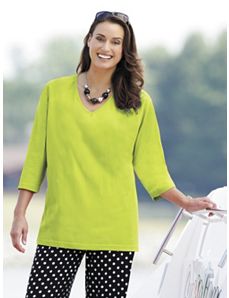 Raglan Sleeve Tee by Ulla Popken